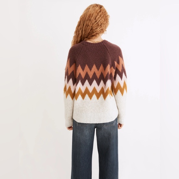 MADEWELL | Delwood Multicolor Fair Isle Sweater - Picture 3 of 4